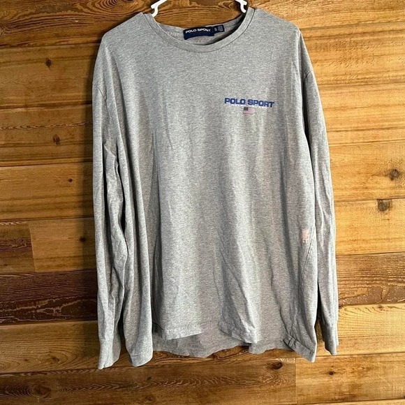 Polo Sport Other - Y2K Polo Sport Gray Long sleeve T shirt